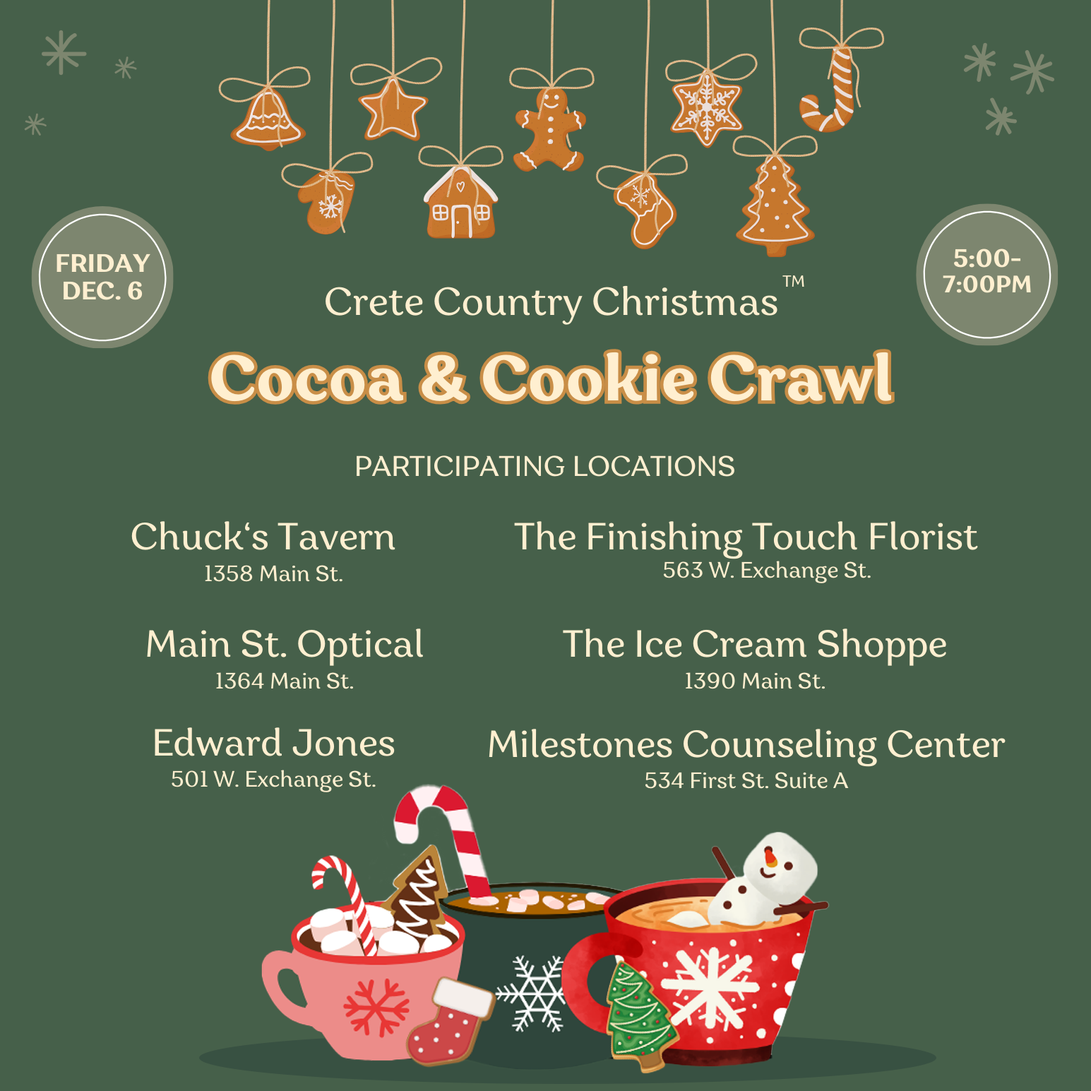 Cocoa & Cookie Crawl